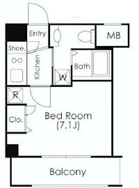 エスティメゾン南麻布 403 間取り図