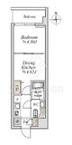 プライムガーデン赤塚 412 間取り図