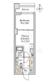 プライムガーデン赤塚 413 間取り図