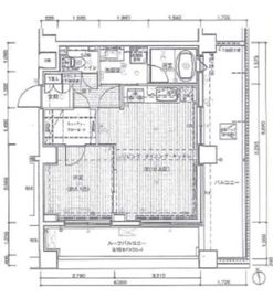 プレールドゥーク新宿御苑Ⅱ 5階 間取り図