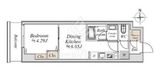 プライムガーデン赤塚 505 間取り図