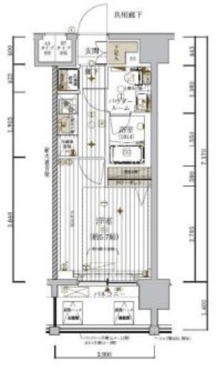 メインステージ東神奈川 6階 間取り図
