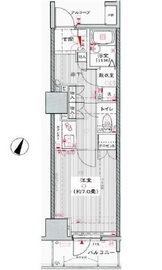 グランスイート日本橋人形町 3階 間取り図