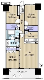 スターコート豊洲 16階 間取り図