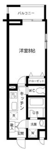 プライムアーバン中目黒 312 間取り図