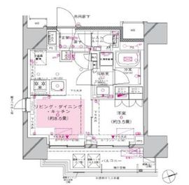 ピアース麻布EAST 8階 間取り図