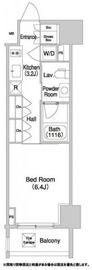 コンフォリア門前仲町 1309 間取り図