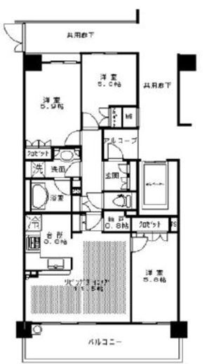 プラウドシティ大泉学園 10階 間取り図