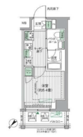 BPRレジデンス青砥 1202 間取り図