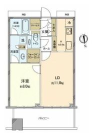 ナビューレ横浜タワーレジデンス 8階 間取り図
