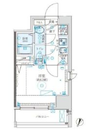 クレイシア西横浜 8階 間取り図