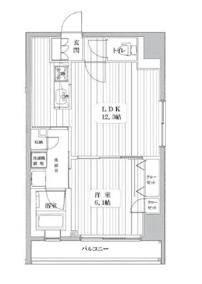 ブレシア日本橋蛎殻町 10階 間取り図