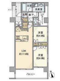 アスコットパーク日本橋浜町BISIKI 10階 間取り図