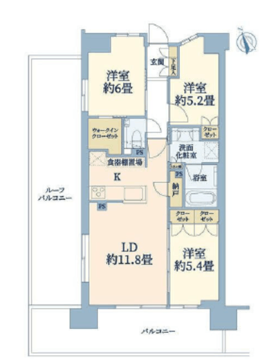 プラウドシティ方南町 10階 間取り図