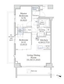 パークフラッツ市谷台町坂 705 間取り図