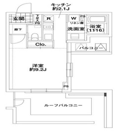 エルスタンザ代々木 413 間取り図