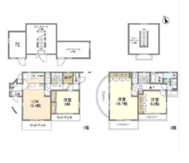 プラムガーデン関根 1 間取り図