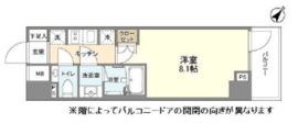 YSレジデンス代田橋 206 間取り図