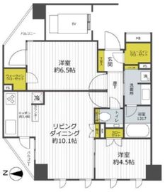 フォルム浜田山 10階 間取り図