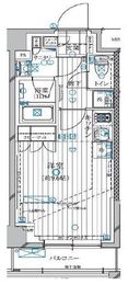 レガリス高田馬場Ⅱ 405 間取り図