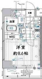 レガリス高田馬場Ⅱ 503 間取り図