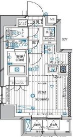 レガリス高田馬場Ⅱ 401 間取り図