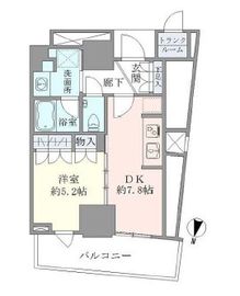 ブリリアタワー池袋 19階 間取り図