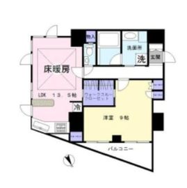 サンウッド文京千駄木フラッツ 5階 間取り図