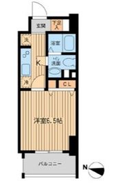 プロスペクト中央林間 303 間取り図