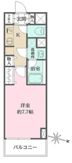 WHARF文京茗荷谷 (ワーフ文京茗荷谷) 602 間取り図