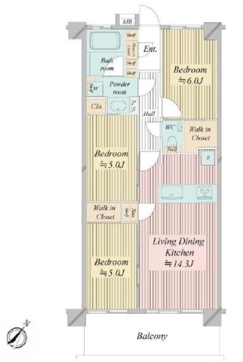 N-stage船堀 306 間取り図