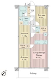 N-stage船堀 306 間取り図