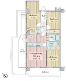 N-stage船堀 601 間取り図