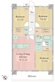N-stage船堀 303 間取り図