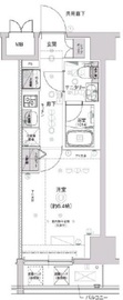 クレストタップ新横浜 1007 間取り図