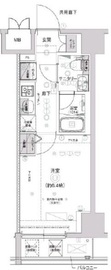 クレストタップ新横浜 1008 間取り図