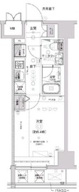 クレストタップ新横浜 1010 間取り図