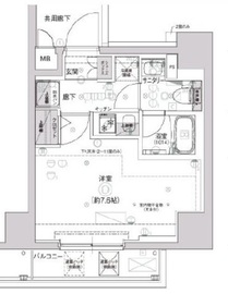 クレストタップ新横浜 811 間取り図