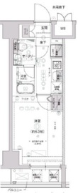 クレストタップ新横浜 1013 間取り図