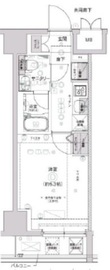 クレストタップ新横浜 1014 間取り図