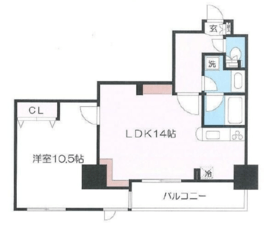 横濱ユーロタワー 2階 間取り図
