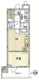 プレシス東京三ノ輪 202 間取り図