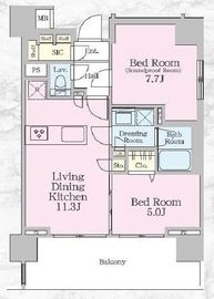 ラグゼナ＋OTO南千住 901 間取り図