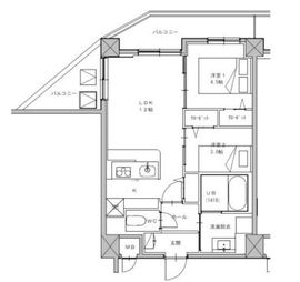 The Orchid ManorⅡ 402 間取り図