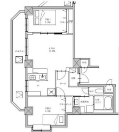 The Orchid ManorⅡ 301 間取り図