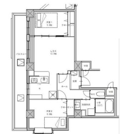 The Orchid ManorⅡ 201 間取り図