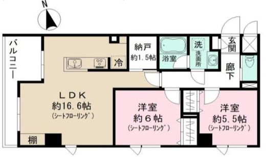 Lapis sails 301 間取り図