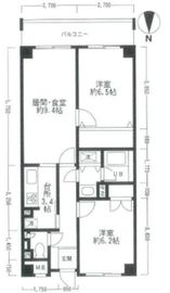 アルページ麻布 403 間取り図