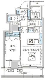 パークアクシス赤坂見附 1302 間取り図