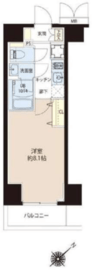 アレージュマン王子 401 間取り図